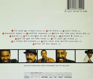 Back Cover Album The Temptations - Ear-resistable