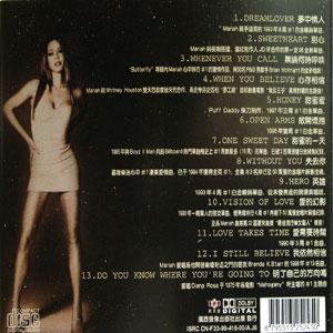 Back Cover Album Mariah Carey - Dreamlover