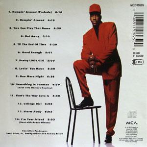 Back Cover Album Bobby Brown - Bobby