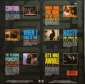 Back Cover Album Janet Jackson - Control: The Remixes