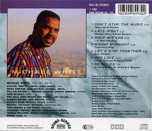 Back Cover Album Michael White - No Rules