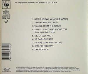 Back Cover Album Cheryl Pepsii Riley - Me, Myself & I