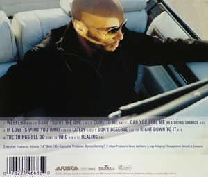 Back Cover Album Kenny Lattimore - Weekend