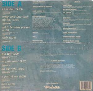 Back Cover Album Brick - Too Tuff