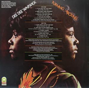 Back Cover Album Dee Dee Warwick - Turning Around