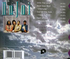 Back Cover Album Nujoi - NuJoi