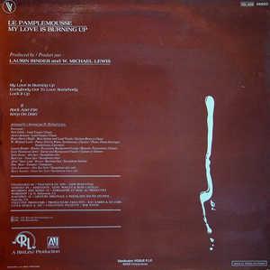 Back Cover Album Le Pamplemousse - My Love Is Burning Up