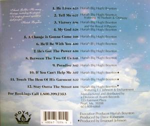 Back Cover Album Hugh Boynton - Huriah Has Arrived From The Planet Hugh Boynton