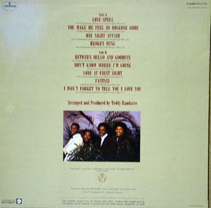 Back Cover Album The Stylistics - Love Spell