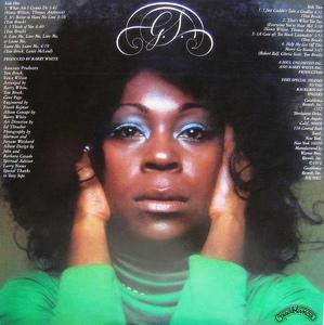 Back Cover Album Gloria Scott - What Am I Gonna Do