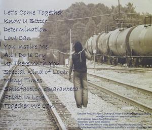 Back Cover Album Adam L. Mcknight - Determination