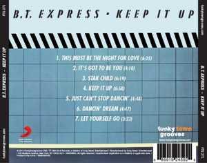 Back Cover Album B.t. Express - Keep It Up  | funkytowngrooves usa records | FTG-271 | US