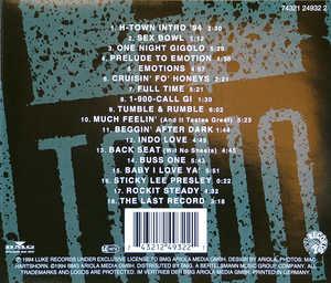 Back Cover Album H Town - Beggin' After Dark