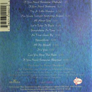 Back Cover Album Audrey Wheeler - I'm Yours Tonight