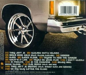 Back Cover Album Jagged Edge - Hard