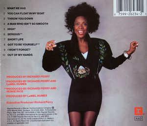 Back Cover Album Thelma Houston - Throw You Down