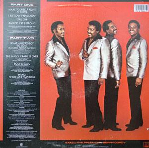 Back Cover Album The Four Tops - Back Where I Belong