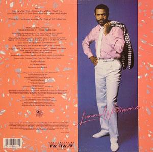 Back Cover Album Lenny Williams - New Episode