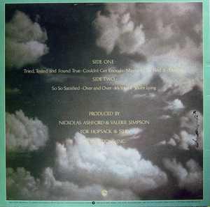 Back Cover Album Ashford & Simpson - So, So Satisfied