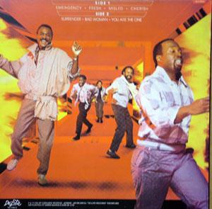 Back Cover Album Kool & The Gang - Emergency