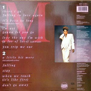 Back Cover Album Melba Moore - A Lot Of Love