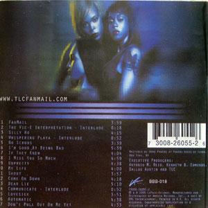 Back Cover Album Tlc - Fan Mail