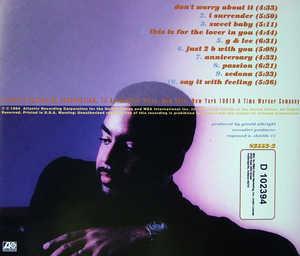 Back Cover Album Gerald Albright - Smooth