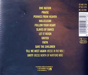 Back Cover Album Inner City - Praise