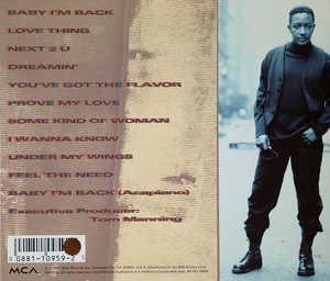 Back Cover Album James 'j.t.' Taylor - Baby I'm Back