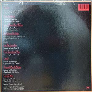 Back Cover Album Cheryl Lynn - It's Gonna Be Right