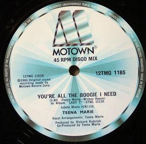 Back Cover Single Teena Marie - Behind The Groove