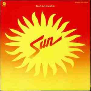 Front Cover Album Sun - Live On, Dream On