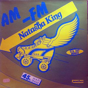 Front Cover Single Natasha King - Am Fm Front Cover Single Natasha King - Am Fm