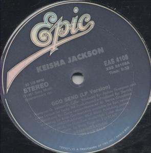 Front Cover Single Keisha Jackson - God Send