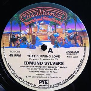 Front Cover Single Edmund Sylvers - That Burning Love Front Cover Single Edmund Sylvers - That Burning Love