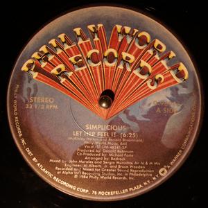 Front Cover Single Simplicious - Let Her Feel It Front Cover Single Simplicious - Let Her Feel It