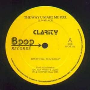 Front Cover Single Clarity - The Way U Make Me Feel