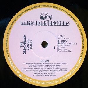 Front Cover Single The Gunchback Boogie Band - Funn Front Cover Single The Gunchback Boogie Band - Funn