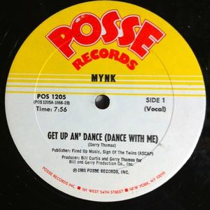 Front Cover Single Mynk - Get Up And Dance (Dance With Me) Front Cover Single Mynk - Get Up And Dance (Dance With Me)