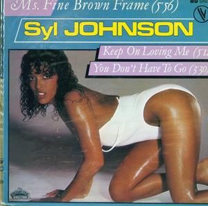 Front Cover Single Syl Johnson - Ms. Fine Brown Frame Front Cover Single Syl Johnson - Ms. Fine Brown Frame