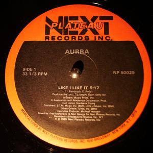 Front Cover Single Aurra - Like I Like It Front Cover Single Aurra - Like I Like It