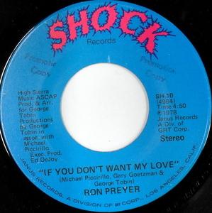 Front Cover Single Ron Preyer - Baltimore Front Cover Single Ron Preyer - Baltimore