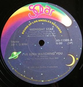 Front Cover Single Midnight Star - I've Been Watching You Front Cover Single Midnight Star - I've Been Watching You