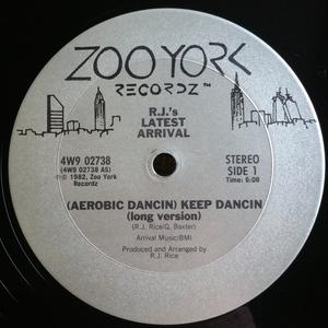 Front Cover Single R.j.'s Latest Arrival - (Aerobic Dancin) Keep Dancin'