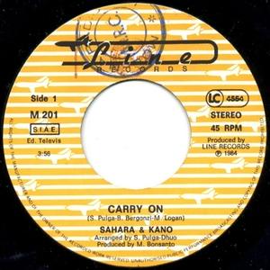 Front Cover Single Sahara - Carry On Front Cover Single Sahara - Carry On