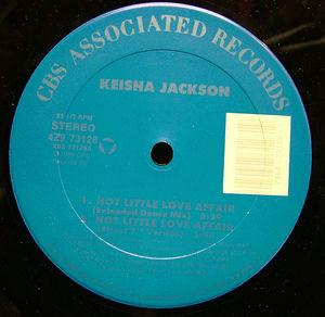 Front Cover Single Keisha Jackson - Hot Little Love Affair Front Cover Single Keisha Jackson - Hot Little Love Affair
