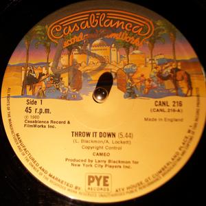 Front Cover Single Cameo - Throw It Down Front Cover Single Cameo - Throw It Down
