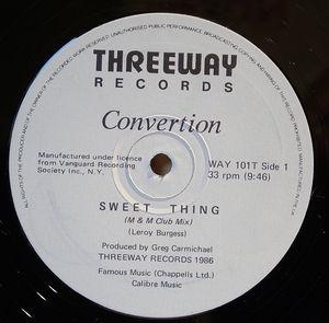 Front Cover Single Convertion - Sweet Thing Front Cover Single Convertion - Sweet Thing