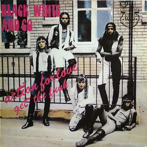 Front Cover Single Black White And Co - Action For Love Front Cover Single Black White And Co - Action For Love