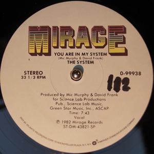 Front Cover Single The System - You Are In My System Front Cover Single The System - You Are In My System